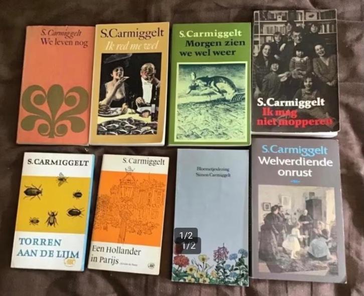 8 uitgaves van Simon Carmiggelt, Boeken, Literatuur, Gelezen, Ophalen of Verzenden