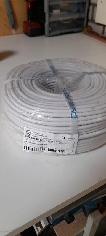 COAX SAT 75 Ohm kabel nieuw 100 meter beschikbaar voor biedingen