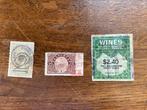 Belastingzegels van Amerika en China, Postzegels en Munten, Ophalen of Verzenden, Noord-Amerika