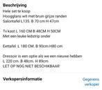 Hele inboedel hoogglans wit met bruin grijze randen, Huis en Inrichting, Ophalen of Verzenden