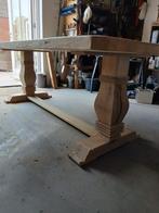 Tafel massief eikenhout Brocante 220x100x77, Ophalen, Landelijke stijl  Brocante, Eikenhout, 50 tot 100 cm
