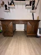 Antiek houten Bureau 1950-1960 ., Antiek en Kunst, Ophalen