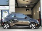 Fiat 500 E 24kwh |Pano|Stoelverwarming|Cruise|Airco, Gebruikt, 4 stoelen, Zwart, Leder