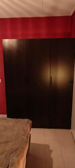 Zwarte Pax Ikea kast 150x201, Huis en Inrichting, Kasten | Kledingkasten, Overige materialen, Gebruikt, 100 tot 150 cm, 200 cm of meer