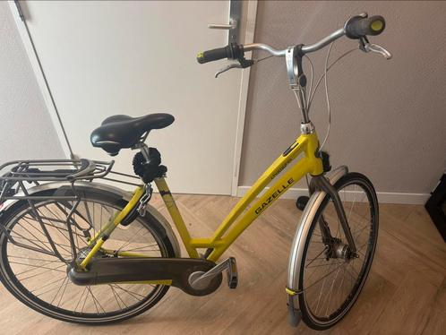 Gazelle chamonix pure damesfiets, Fietsen en Brommers, Fietsen | Dames | Damesfietsen, Zo goed als nieuw, Gazelle, Versnellingen
