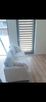 3-zits bank in beige geribbelde fluweel. NOG HELEMAAL NIEUW, Huizen en Kamers