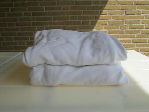 2 nieuwe double jersey topper hoeslakens, 2-persoons, katoen, Huis en Inrichting, Slaapkamer | Beddengoed, Zo goed als nieuw, Hoeslaken of Sloop