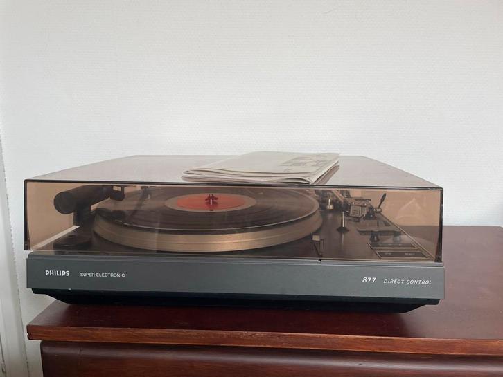 Philips AF 877 Platenspeler - Direct Control, Audio, Tv en Foto, Platenspelers, Gebruikt, Platenspeler, Philips, Pitch-regelaar