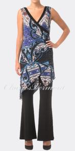 Joseph Ribkoff prachtige zwart/blauwe chique jumpsuit mt 42