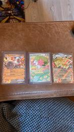 Pokemon kaarten + tin, Ophalen of Verzenden, Zo goed als nieuw, Meerdere kaarten