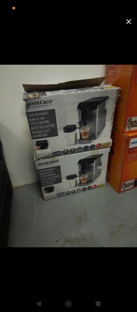 SilverCrest koffiemachine volledig automatisch – 110€, Witgoed en Apparatuur, Koffiezetapparaten, Zo goed als nieuw, Koffiemachine