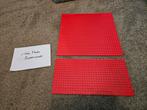 Lego 2 baseplates rood 32 x 32 en 16 x 32 nette staat, Kinderen en Baby's, Speelgoed | Duplo en Lego, Ophalen of Verzenden, Gebruikt