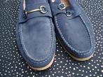 Heren instappers mocassins suède River Island blauw maat 44, Loafers, Blauw, Ophalen of Verzenden, River Island