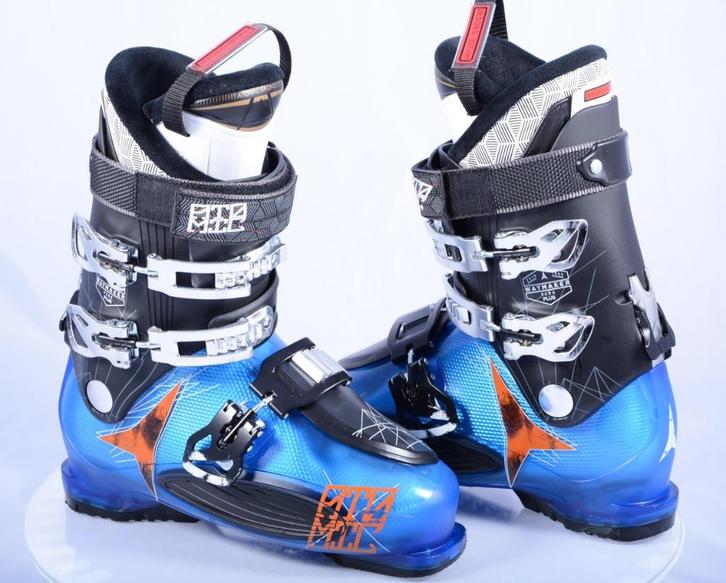 40,5 41 EU skischoenen ATOMIC WAYMAKER flex PLUS, BLUE, Sport en Fitness, Skiën en Langlaufen, Gebruikt, Schoenen, Skiën, Atomic