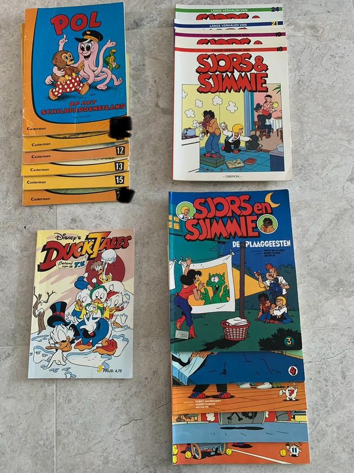 Stripboeken Sjors en Sjimmie en anderen, Boeken, Stripboeken, Gelezen, Meerdere stripboeken, Ophalen of Verzenden