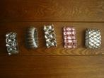 set 5 armbanden, Verzenden, Zo goed als nieuw, Overige kleuren, Overige materialen