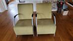 2 retro stoelen/fauteuils, Huis en Inrichting, Ophalen, Gebruikt, Minder dan 75 cm, Stof