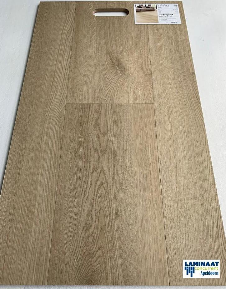 Belakos Plak Pvc Palazzo 730 Natuur eiken toplaag 0,55, Huis en Inrichting, Stoffering | Vloerbedekking, Nieuw, Laminaat, Beige