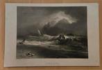 Gravure "fishing boats, a coast scene" van J.M.W. Turner, Ophalen of Verzenden