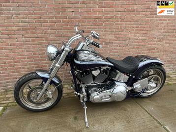 Harley Davidson Chopper Uniek verbouwd door Dutchy G's