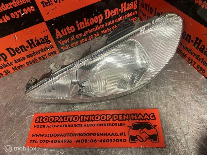 Peugeot 206 ('98-'02) Koplamp Links - 9640559580 | VALEO, Auto-onderdelen, Verlichting, Peugeot, Gebruikt, Ophalen of Verzenden