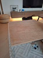 Rivera Maison salontafel, blad geolied hout 70x70 - gebruikt, Gebruikt, 50 tot 100 cm, Vierkant, 50 tot 100 cm