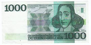 1000 gulden 1972 Spinoza voor 300 euro beschikbaar voor biedingen