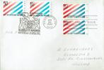 Nederland 1982 200 jaar Ned-USA met Amerikaanse postzegels, Ophalen of Verzenden, Envelop