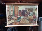 Schoolkaart Rembrandt - In zijn schilderkamer, Ophalen, Geschiedenis