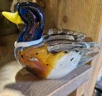 Glazen Eend, Antiek en Kunst, Antiek | Glas en Kristal, Ophalen of Verzenden