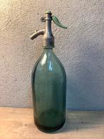 Vintage glazen spuifles blauw groen, Antiek en Kunst, Antiek | Glas en Kristal, Ophalen of Verzenden