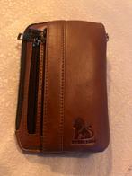 Bruin leren heuptasje - Stoer en praktisch!, Overige merken, Gebruikt, Bruin, Ophalen of Verzenden