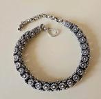 Armband zilver 925 bloemmotieven, Ophalen of Verzenden, Zilver, Zilver
