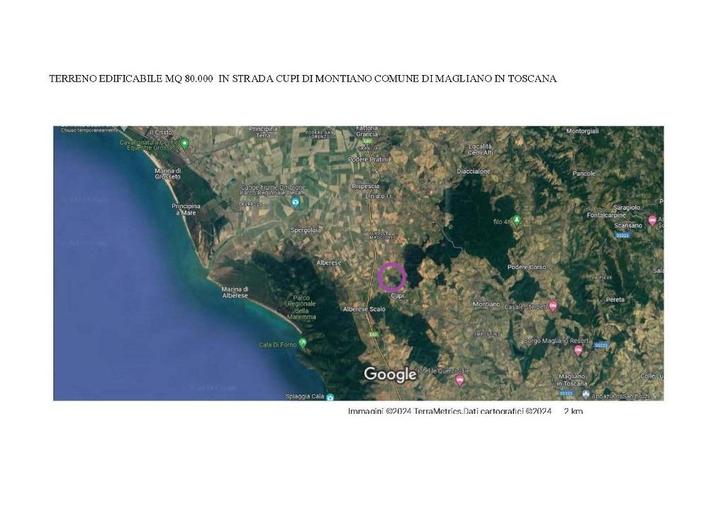 Panoramisch PERCEEL MET BOUWVERGUNNING in de MAREMMA (IT.), Vakantie, Vakantiehuizen | Italië, Toscane, Overige typen, Landelijk