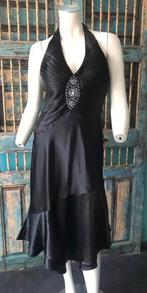 Zwarte avondjurk Marilyn Monroe model maat 36, Verzenden, Zwart, Zo goed als nieuw, Vintage