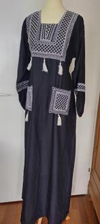 Kaftan.maat L, Verzenden, Zwart, Maat 42/44 (L), Zo goed als nieuw