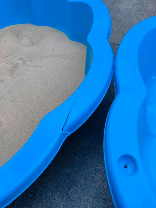 Zandbak Schelp 2-delig - Blauw, Kinderen en Baby's, Speelgoed | Buiten | Zandbakken, Gebruikt, Ophalen