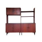 Vintage Wandkast Simpla Lux - Jaren '60 - '70, Ophalen, Gebruikt, Minder dan 150 cm, Minder dan 100 cm