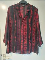 Mooie zwart rode blouse maat 48, Ophalen of Verzenden, Zo goed als nieuw, Maat 46/48 (XL) of groter