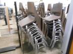 Ahrend Stapelstoelen 77 stuks, Zwart, Ophalen of Verzenden, Zo goed als nieuw, Ahrend