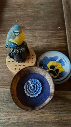 Natuurlijke deco, Sieraden, Tassen en Uiterlijk, 2 of 3 bedels, Ophalen of Verzenden, Zo goed als nieuw, Glas of Kristal