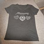 Zwart T-shirt Memory Love - Maat M, Maat 38/40 (M), Zwart, Ophalen of Verzenden, Zo goed als nieuw