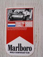 sticker Marlboro Grand Prix Formula 1 1980 Zandvoort, Verzamelen, Ophalen of Verzenden, Zo goed als nieuw, Merk