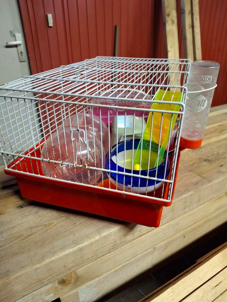 Hamster kooi inclusief vele toebehoren., Minder dan 60 cm, Gebruikt, Overige typen, Minder dan 75 cm