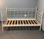 Ikea Tromsnes Bed Wit - Romantisch Bedframe, Huis en Inrichting, Slaapkamer | Bedden, Gebruikt, 90 cm, Eenpersoons, Wit