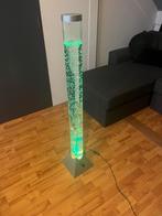 Vloerlamp Bubble Buis met Vissen, Huis en Inrichting, Lampen | Vloerlampen, Ophalen, Zo goed als nieuw, Kunststof, 100 tot 150 cm