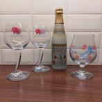 Delirium set flesje (1993) en 3 glazen, Verzamelen, Biermerken, Ophalen of Verzenden, Zo goed als nieuw, Overige typen, Overige merken