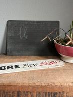 Frans krijtbordje met tekst Karton, Ophalen of Verzenden