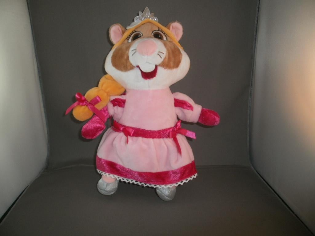 AH hamster Efteling Doornroosje 29 cm velours met kroon van, Ophalen of Verzenden, Nieuw, Overige typen
