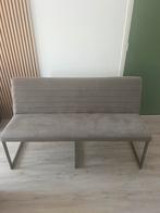 Eetkamerbank Grijs 150cm breed, Huis en Inrichting, Banken | Bankstellen, Ophalen, Zo goed als nieuw